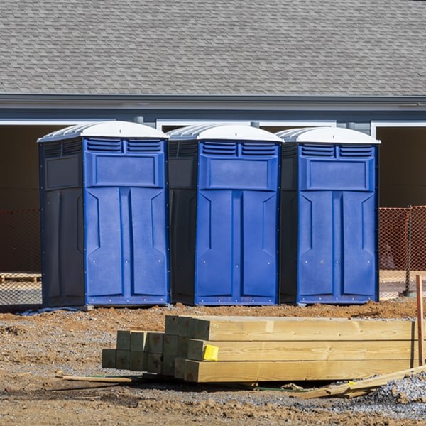 are there any restrictions on where i can place the portable restrooms during my rental period in San Augustine Texas